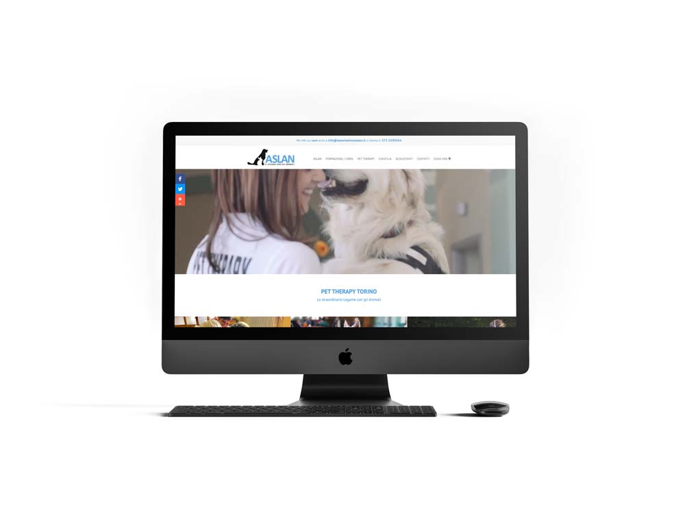 Restyling Sito web Associazione Aslan